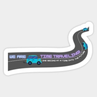 Time travel Sticker